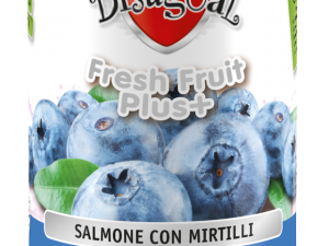 Disugual - Fresh fruit plus salmone con mirtilli Pezzature disponibili: 400gr
