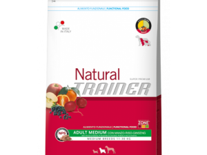 Natural Trainer adult medium, manzo 3kg